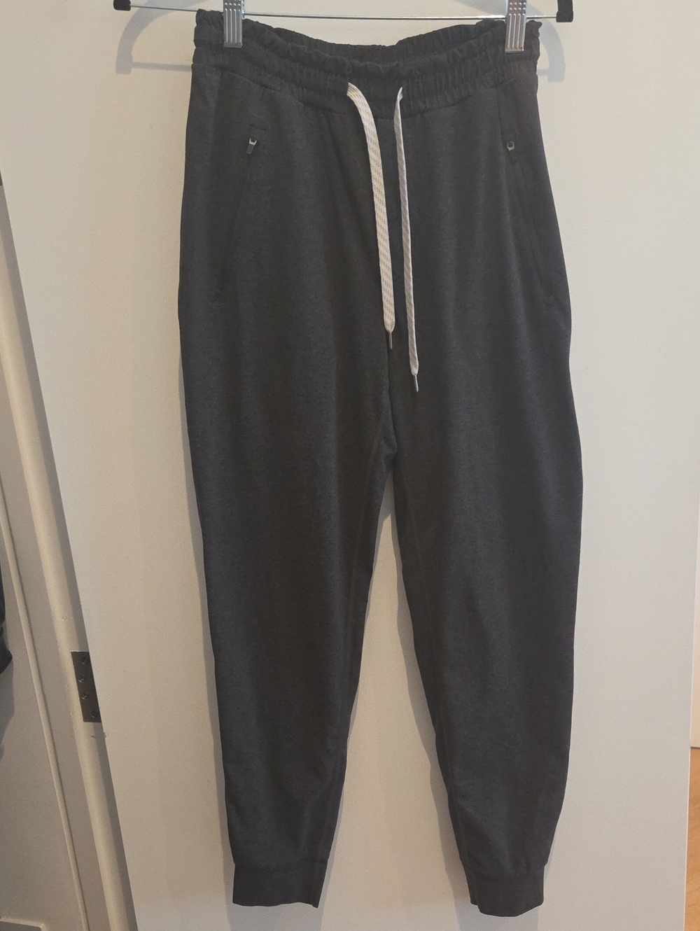 Dark Gray Drawstring Jogger Pants